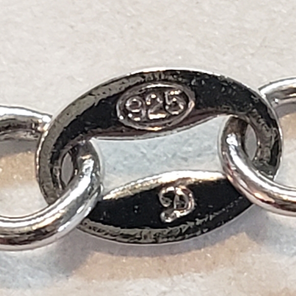 Sterling Silver 24" Necklace w/ Blush, Pale Green and Lt. Gray Simulated Pearls - Picture 3 of 5